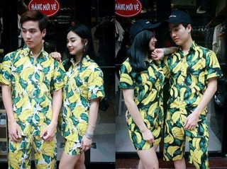 Áo sơ mi hoa quả siêu hot