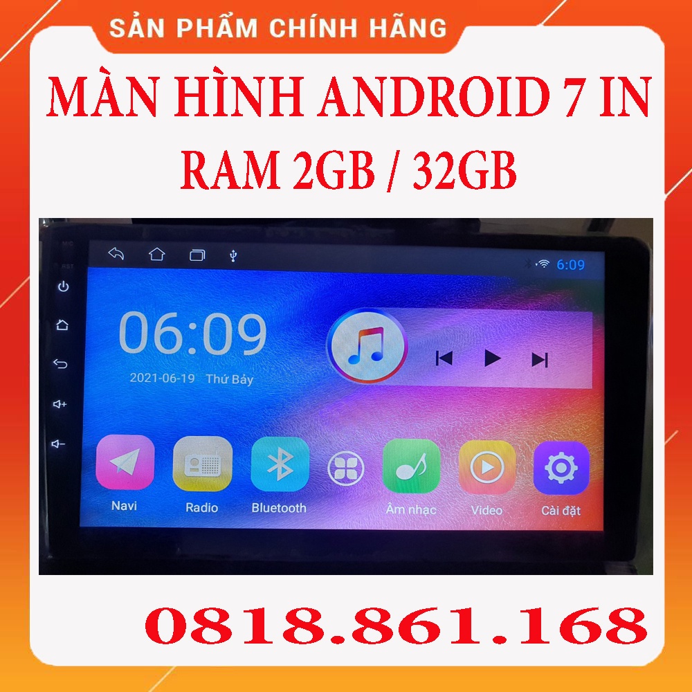 Màn Hình Android 7 Inch, 9 Inch Gía Rẻ , Sim 4G Wifi  Ram 2gb Lắp Ô Tô , dẫn đường , youtobe ẩn , Màn Hình Ô Tô Giá Rẻ