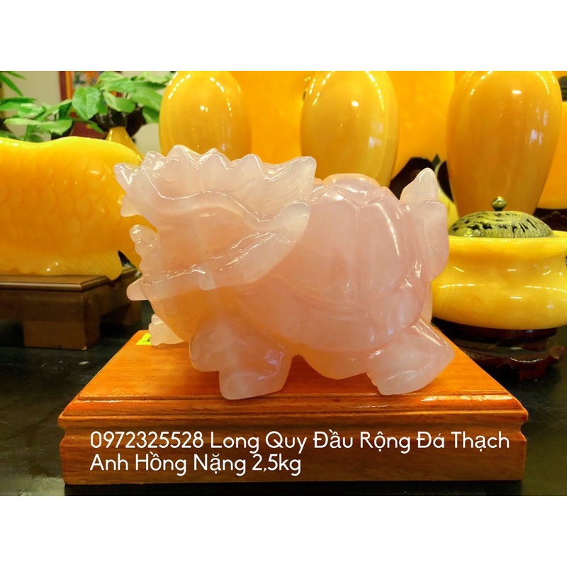Long Quy ( Rùa ) Đầu Rồng Đá Tự Nhiên Phong Thuỷ