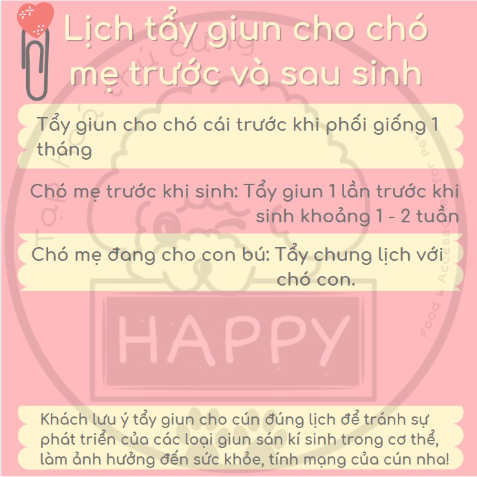 Viên Endogard Virbac tay giun cho cún [Ảnh thật] [Có sẵn] - Tạp Hoá Thú Cưng Happy