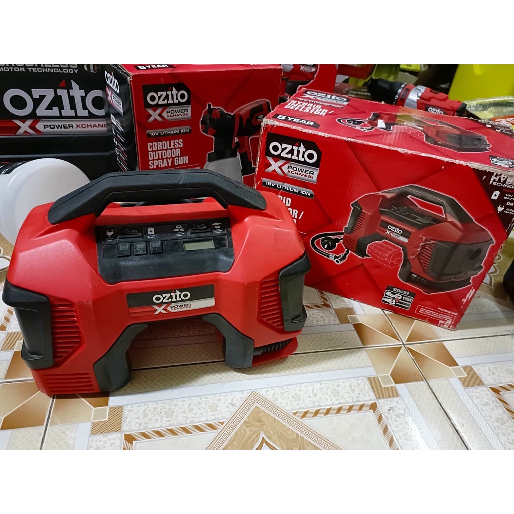 Thân máy bơm hơi 18V Ozito PXHDIS-240