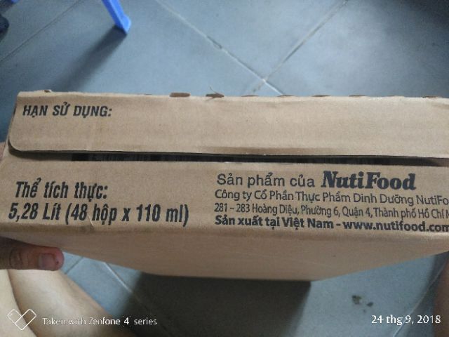 Thùng Nuvita Grow 110ml 48 hộp(hsd T6/2021)