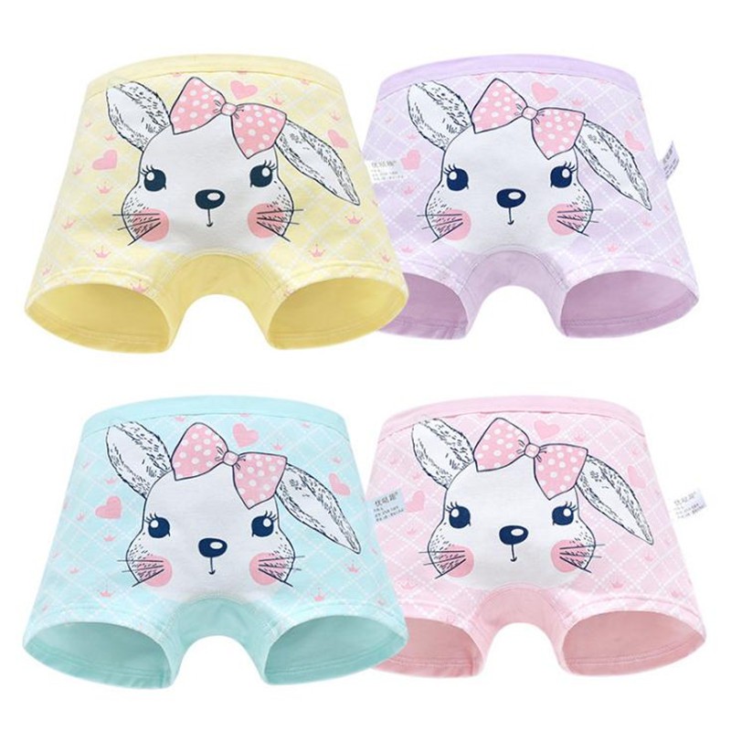 Bộ 4 Quần Lót Cho Bé Gái
