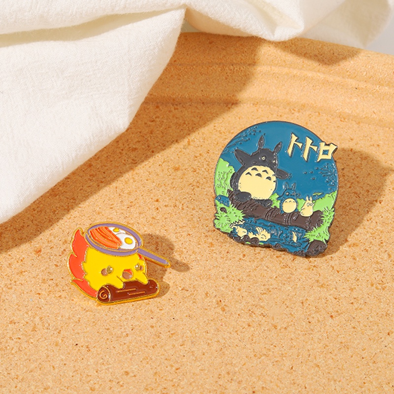 Ghim Cài Áo Hình Nhân Vật Phim Hoạt Hình Spirited Away Đáng Yêu
