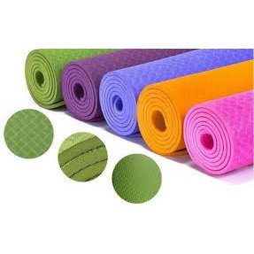 Thảm YOGA 2 Lớp Cao Cấp, Tập Gym, Chống Trơn Trượt Tiện Lợi