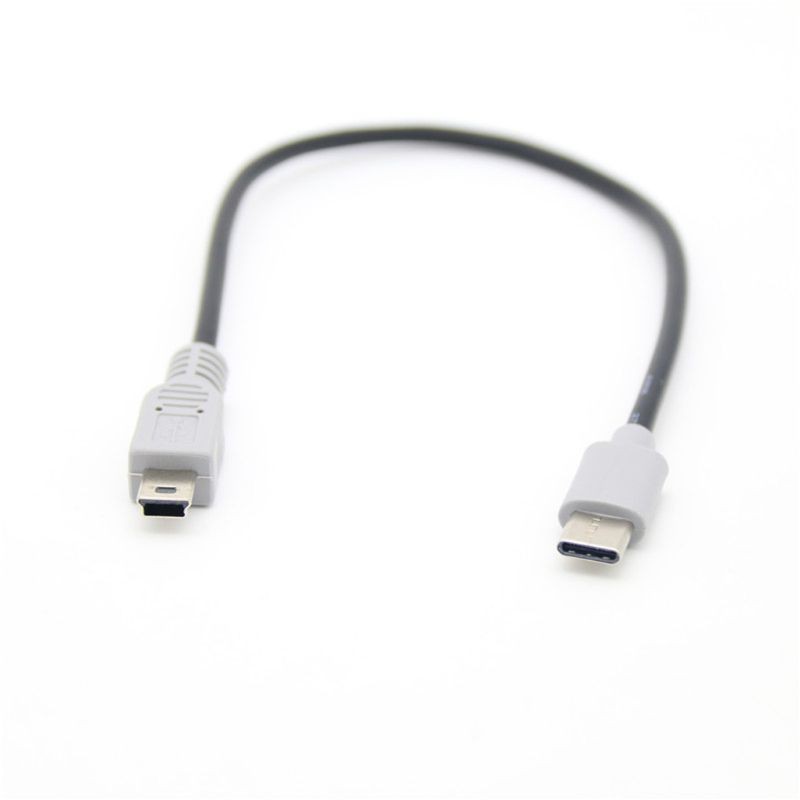 Cáp Chuyển Đổi Dữ Liệu Otg Usb Type C 3.1 Đầu Cắm Sang Đầu Cắm Mini Usb 5 Pin B Dài 1m Cho Điện Thoại Di Động Macbook