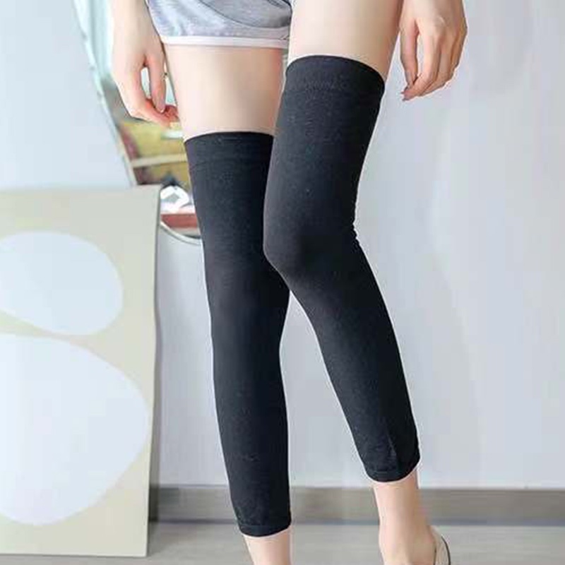 Tất Dệt Kim Bảo Vệ Đầu Gối Co Giãn Thoáng Khí Giữ Ấm Cho Nữ