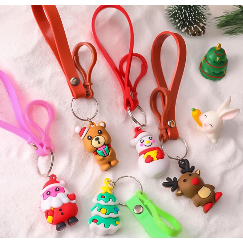 Móc khóa giáng sinh cute chủ đề Noel đẹp - quà xmas tặng người thân giá sỉ rẻ