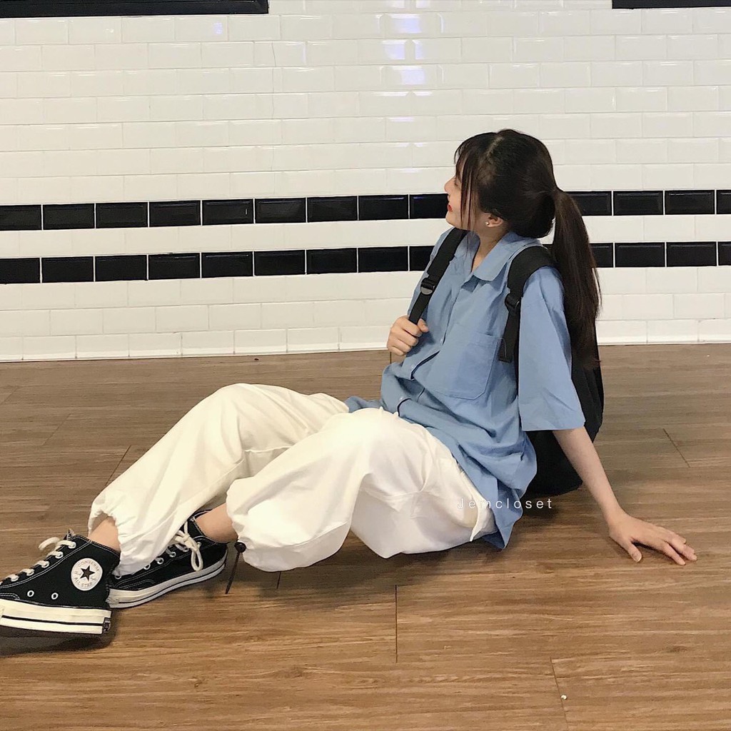 Quần Jogger Kaki Nam Dáng Thể Thao/ Unisex Quần Jogger Nam Nữ Túi Hộp Nắp Vải Kaki Cao Cấp | BigBuy360 - bigbuy360.vn