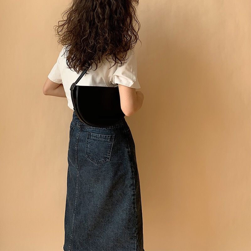 Túi PU Đeo Chéo Thiết Kế Yên Ngựa Thời Trang Cho Nữ | BigBuy360 - bigbuy360.vn