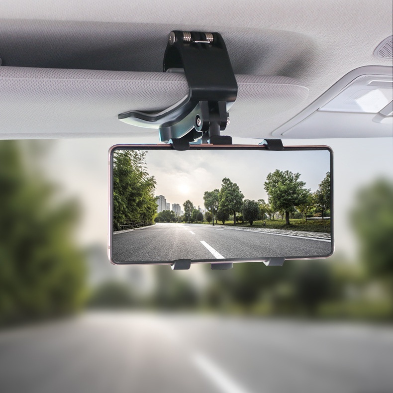 Giá đỡ điện thoại ô tô - Giá kẹp điện thoại ô tô trên taplo - Kẹp che nắng  xoay 360 độ