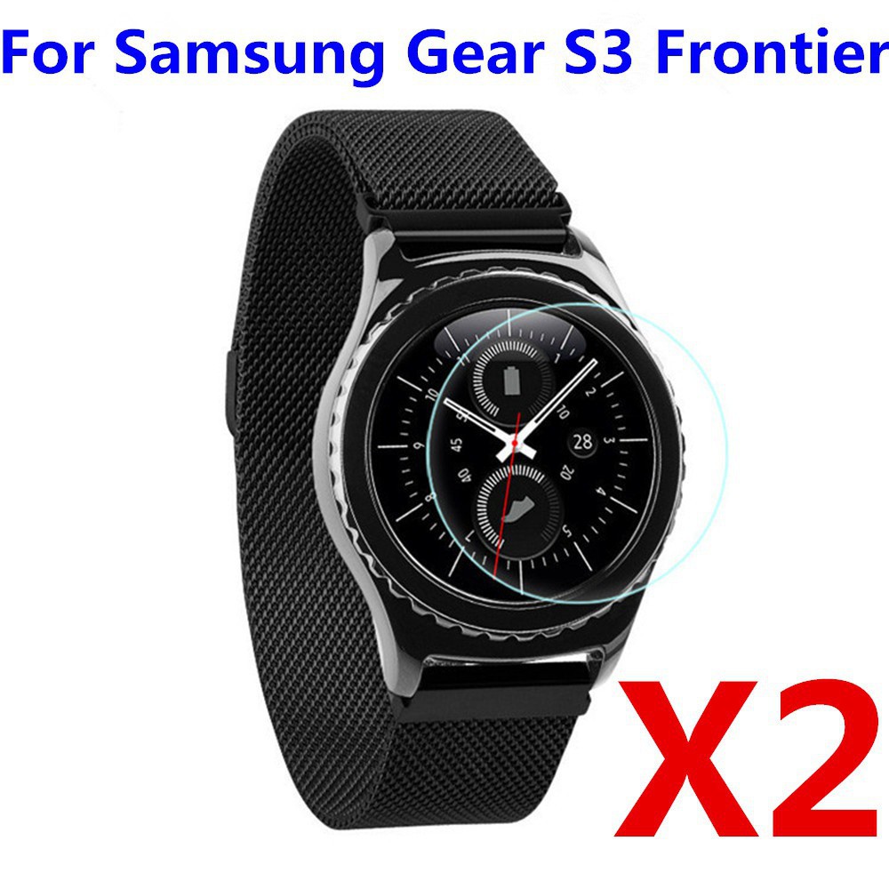 Set 2 Kính Cường Lực Cao Cấp Bảo Vệ Màn Hình Cho Samsung Gear S3