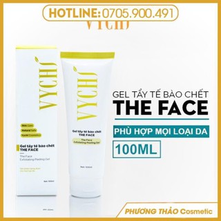 [CHÍNH HÃNG] Gel tẩy tế bào chết/tẩy da chết THE FACE EXFOLIATING PEELING GEL 100ml-VYCHI