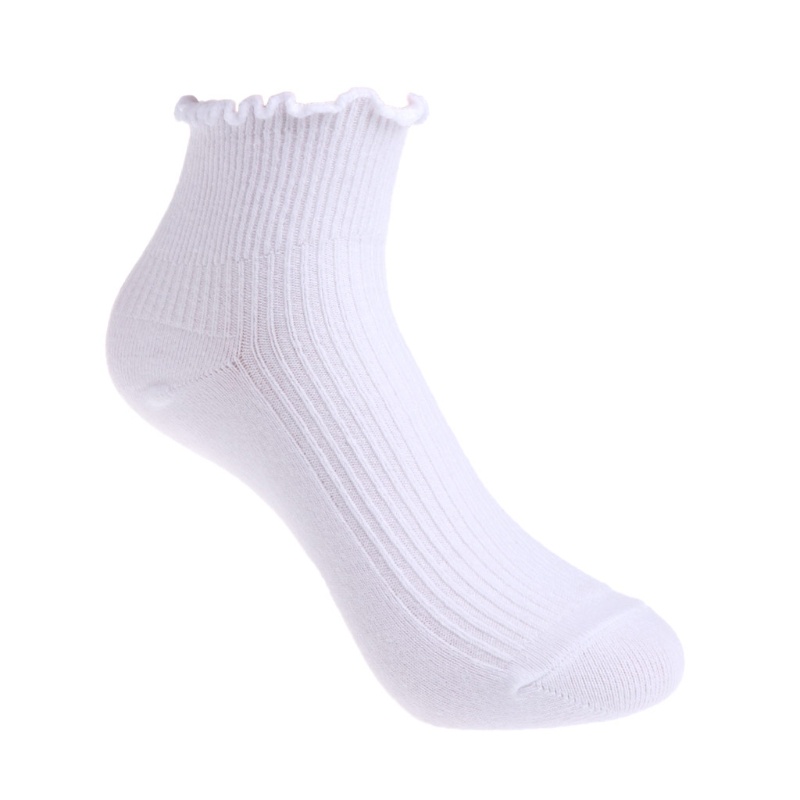 Xiangbao Vớ Cotton Dệt Kim Cổ Thấp Tới Mắt Cá Chân Giữ Ấm Đơn Giản Dễ Thương Cho Nữ