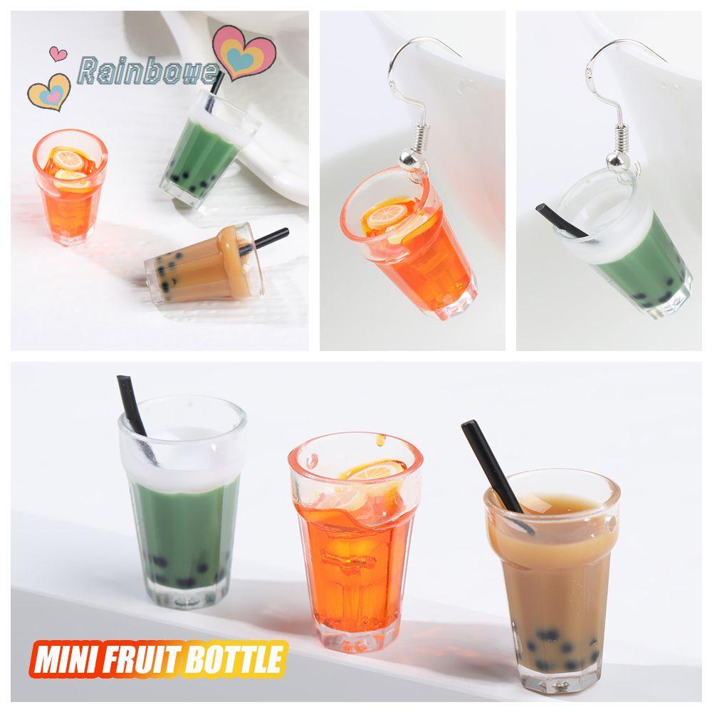 Mô hình cốc trà chanh mini bằng nhựa nhiều màu dùng trang trí nhà búp bê thumbnail