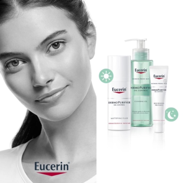 Gel rửa mặt giảm mụn Eucerin ProAcne Solution Cleansing Gel