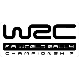 Logo decal tem xe thương hiệu WRC độc đáo