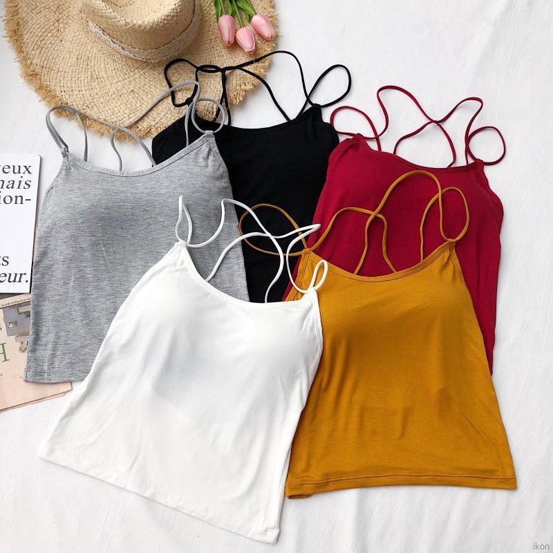 Áo thun không tay thiết kế thời trang quyến rũ cho nữ