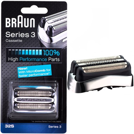 BỘ MÀNG LƯỠI MÁY CẠO RÂU BRAUN  SERIES 3 320S , BRAUN 340S