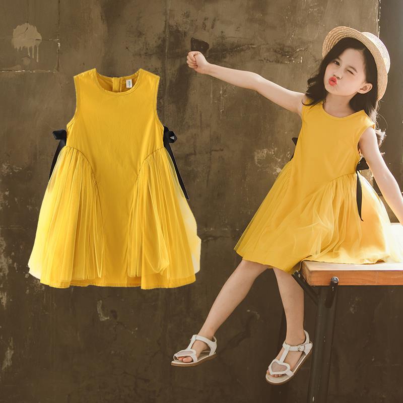 Đầm Lưới Công Chúa Mùa Hè Phong Cách Phương Tây Cho Bé Gái 8-10 Tuổi 12 D