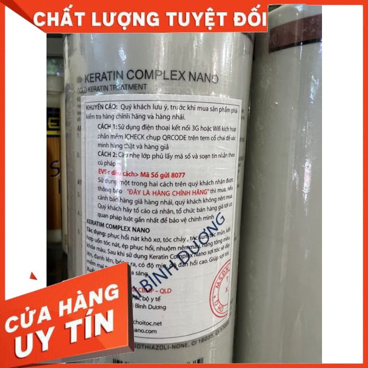 KEM  PHỤC HỒI KERATIN COMPLEX NANO CAO CẤP 1000ml CHAI MÀU NÂU HÀNG CHÍNH HÃNG -SẢN PHẨM KHÔNG THỂ THIẾU CHO SALON TÓC