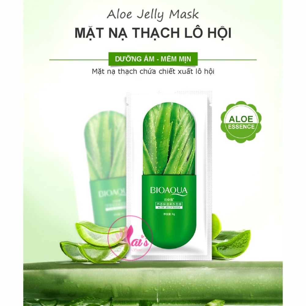 Mặt Nạ Ngủ Bioaqua Jelly Mask Cherry, Aloe, Blueberry Dưỡng Ẩm, Sáng Da, Kiềm Dầu Mask Nội Địa Trung - LAI'S STORE