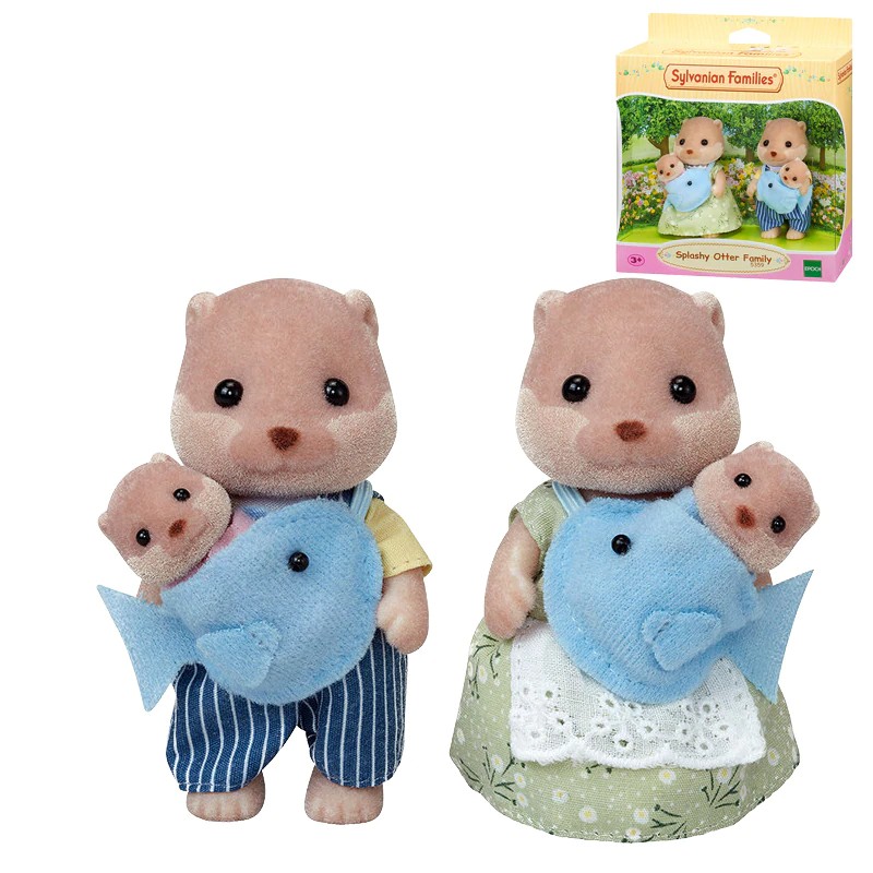 Đồ chơi nhập vai Gia đình Rái cá 4 thành viên Epoch Sylvanian Families