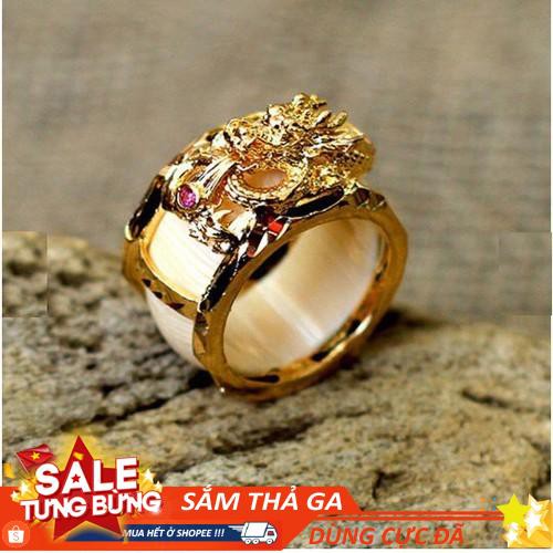 Nhẫn thời trang nam cao cấp Hỏa Long cao cấp ( Sale - Cực Sốc ✨)