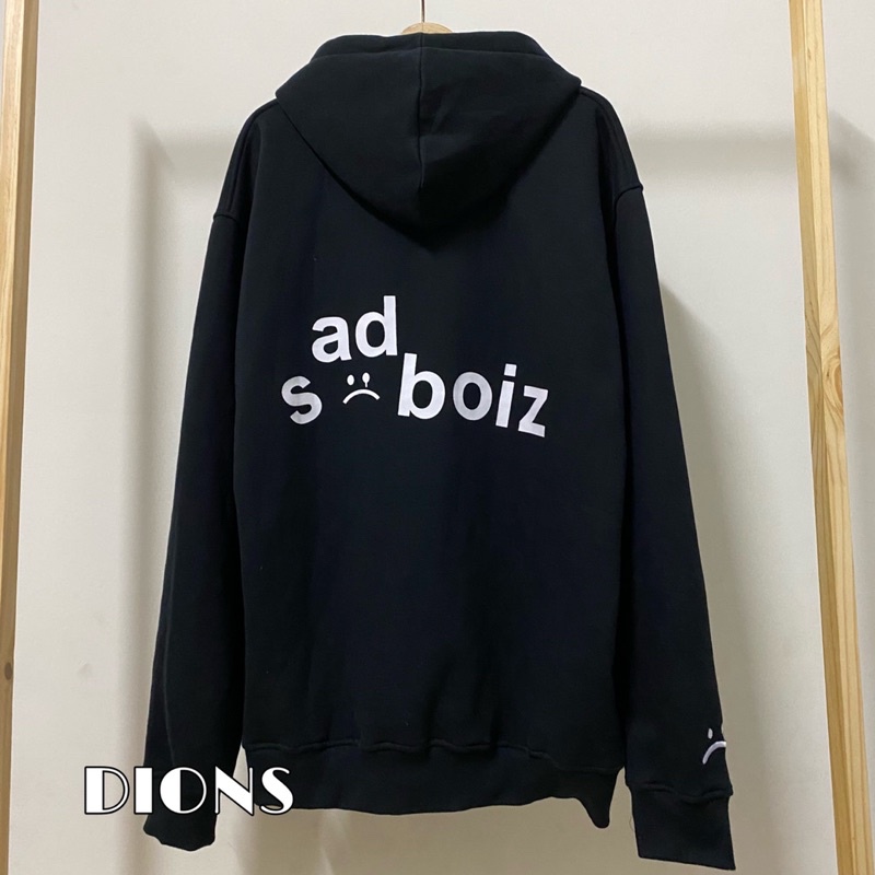 Áo Hoodie SADBOIZ SIGNATURE Full Tag Logo Thêu Ảnh Thật Và Video - DIONS STORE