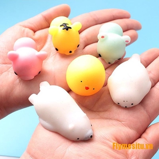 1 Đồ Chơi Bóp Đàn Hồi Hình Mèo