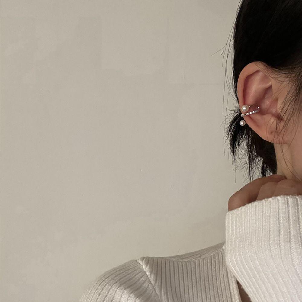 Khuyên Tai Dạng Kẹp Bằng Đồng Đính Đá Ngọt Ngào Dành Cho Nữ