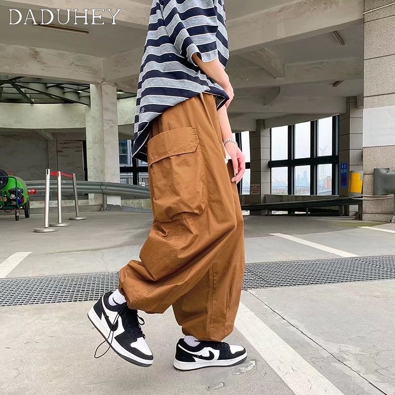 Quần Dài Dáng Rộng Ống Thẳng Phong Cách Đường Phố Hợp Thời Trang Cho Nam