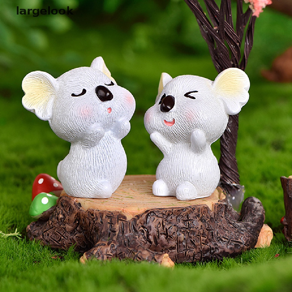 Mô hình gấu Koala mini dễ thương trang trí tiểu cảnh