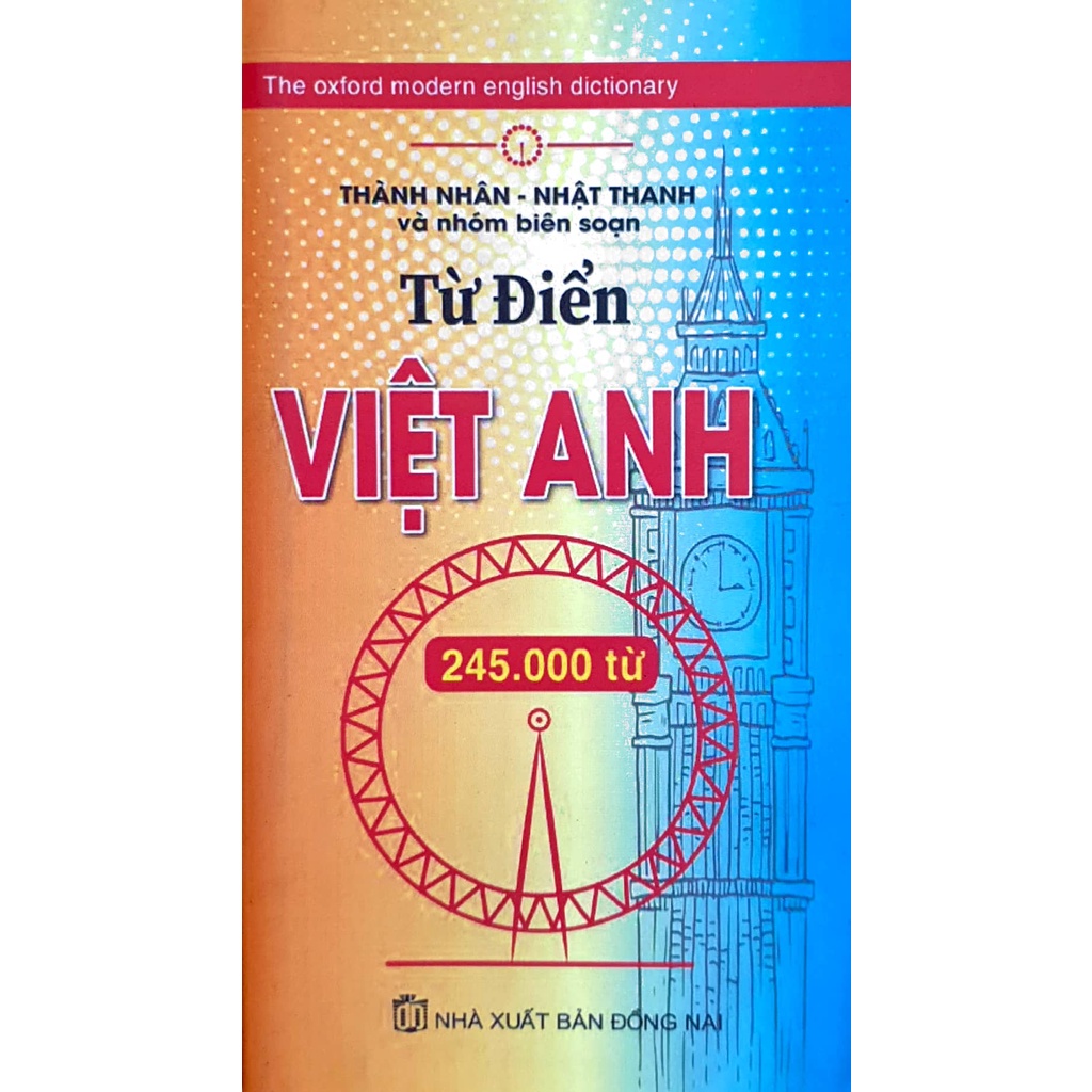 Sách - Từ điển Việt Anh (245.000 từ)