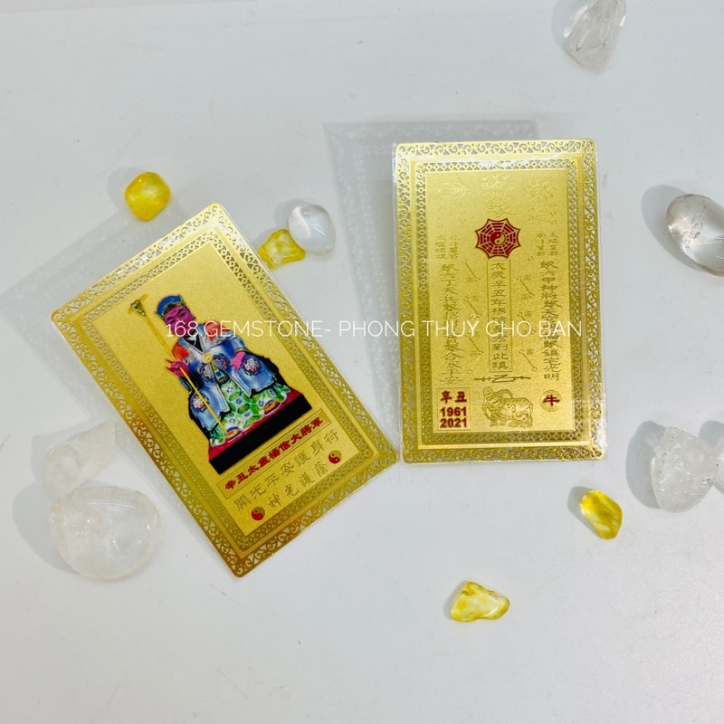 Kim Bài Thái Tuế - Tài Lộc - Bình An, Mang Bỏ Túi, Ốp Điện Thoại