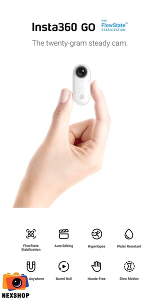 Máy quay Insta360 GO Action Camera | Chính hãng cho máy bay fpv
