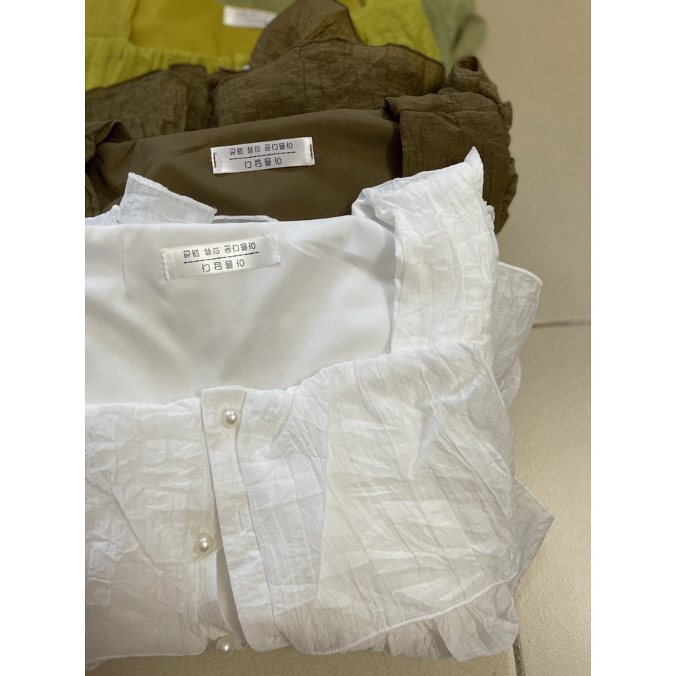 Áo Tơ Bèo Tiểu Thư Cổ Vuông - Sarang Clothing