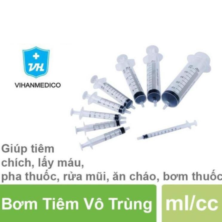 Bơm tiêm Vinahankook 3ml/cc (25G), 10ml/cc (23G), 20ml/cc (23G),