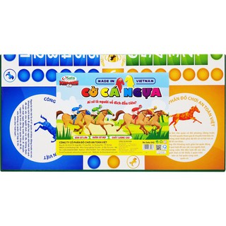 Đồ chơi BÀN CỜ CÁ NGỰA (mẫu 3) 24.2x24.2x1.9cm (Sato048)