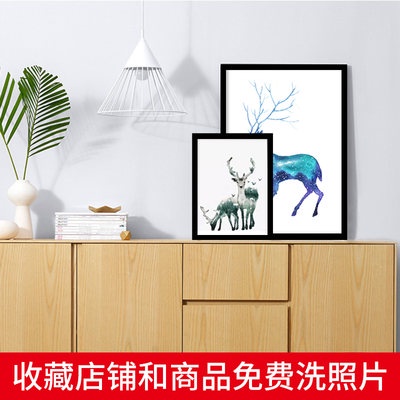 Rửa ảnh a3 kích thước lớn khung ảnh treo tường sáng tạo 7 10 a4 16 inch pha tường tùy chỉnh kết hợp kết hợp làm