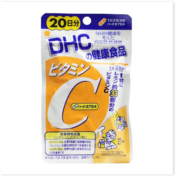 [Mã giảm giá mỹ phẩm chính hãng] DHC Viên uống bổ sung Vitamin C