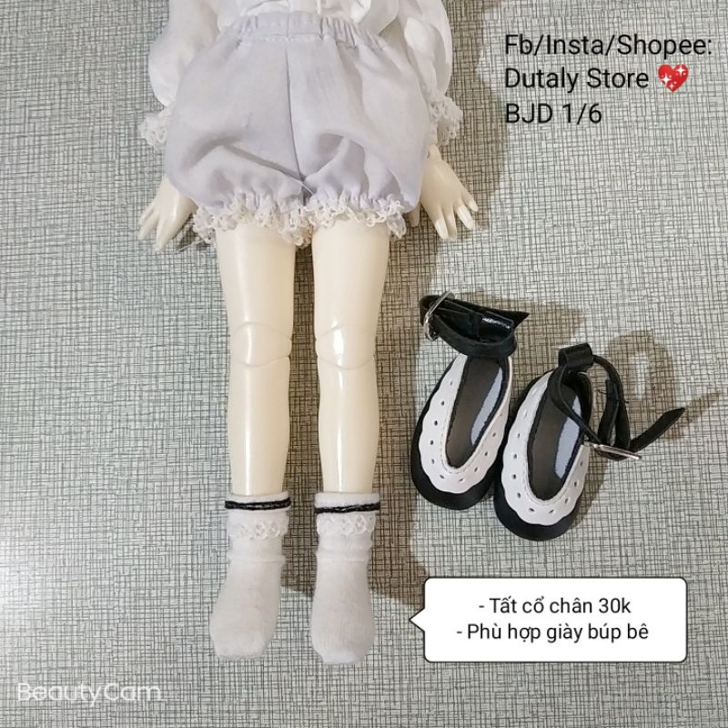 BJD 1/6 - Set 08 - set tất chân vừa với búp bê bjd 1/6, 1/4, 1/3