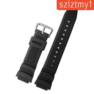 Dây Đeo Màu Đen Thay Thế Cho Đồng Hồ Casio Sgw-400H Sgw-500H Mrw-200H