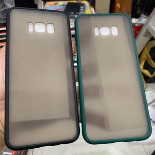 Ốp lưng samsung S8 plus viền dẻo màu lưng nhám phukienn360