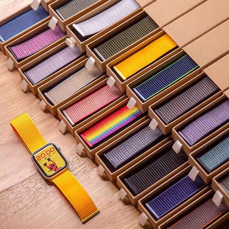 Dây Đeo nylon Cho Đồng Hồ Thông Minh apple watch 44mm 40mm 42mm 38mm 41mm 45mm iwatch 7 se 6 5 4 3