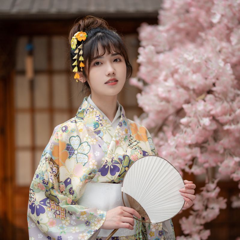 Bộ Kimono Yukata mùa hè truyền thống Nhật Bản