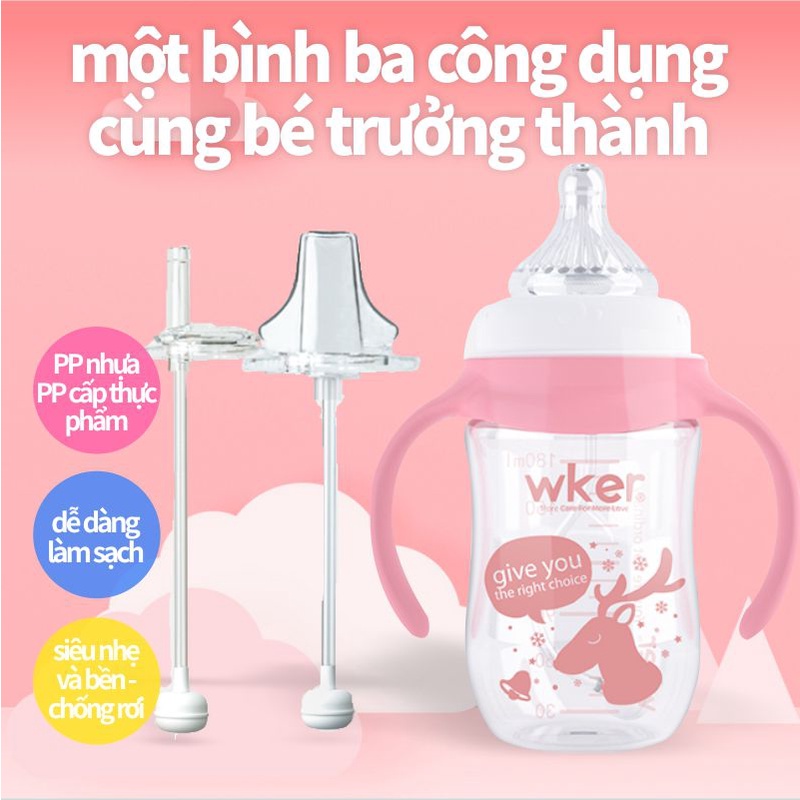 Bình Sữa Trẻ Em Đa Chức Năng, Bình Sữa 3in1
