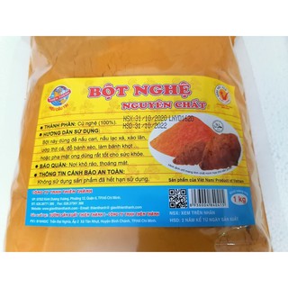 [1Kg] BỘT NGHỆ NGUYÊN CHẤT [VN] THIÊN THÀNH Tumeric Powder (halal) (bph-hk5)