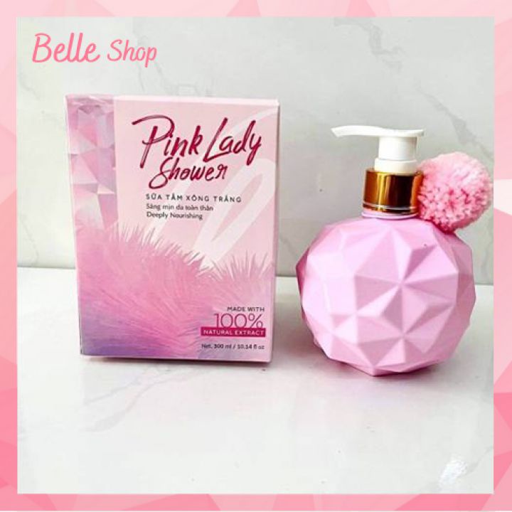 Sữa Tắm Xông Trắng Pink Lady Shower Sáng Mịn Da Toàn Thân - Belle Shop