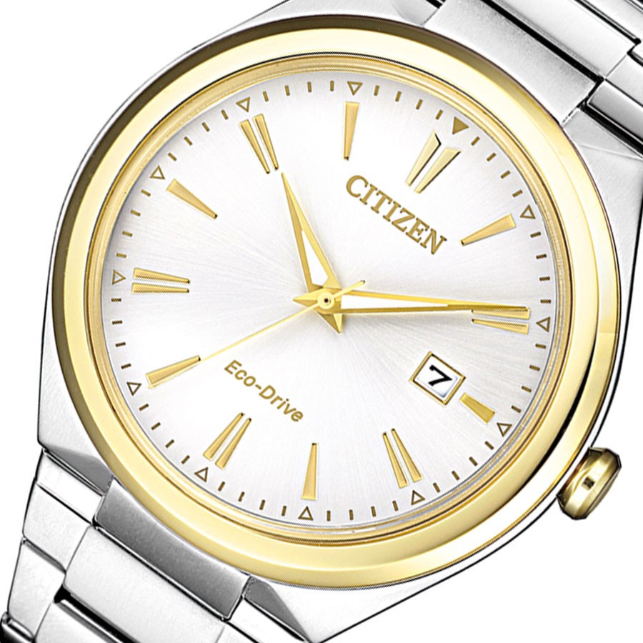 Đồng Hồ Nam Citizen Dây Thép Không Gỉ AW1374-51B - Mặt Trắng